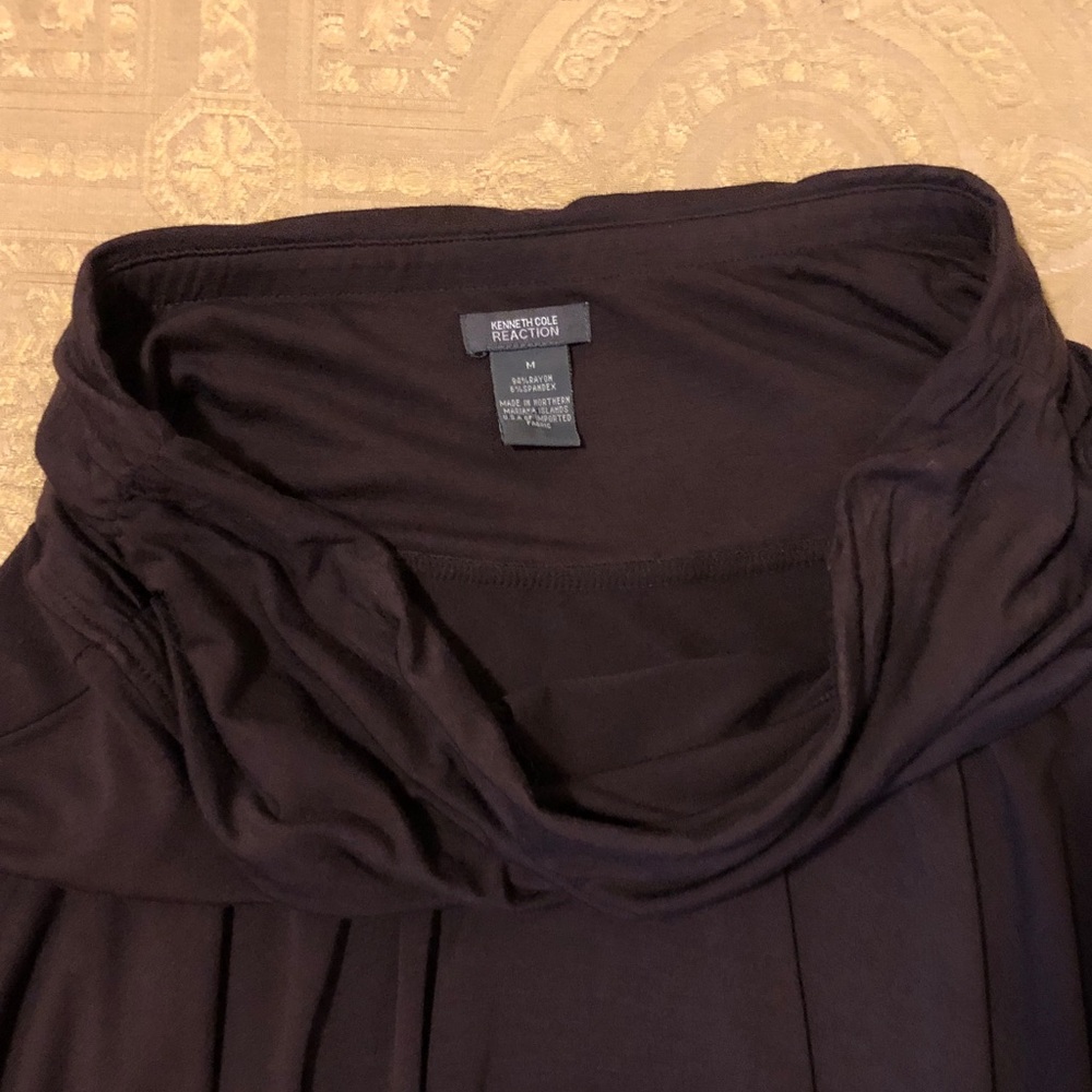 🤎Brown Draped midi maxi  skirt Asymmetrical Handkerchief Skirt - Picture 5 of 13